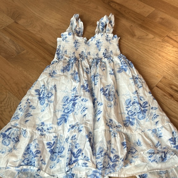 Janie and Jack size 8 white and blue dresss - Picture 3 of 3